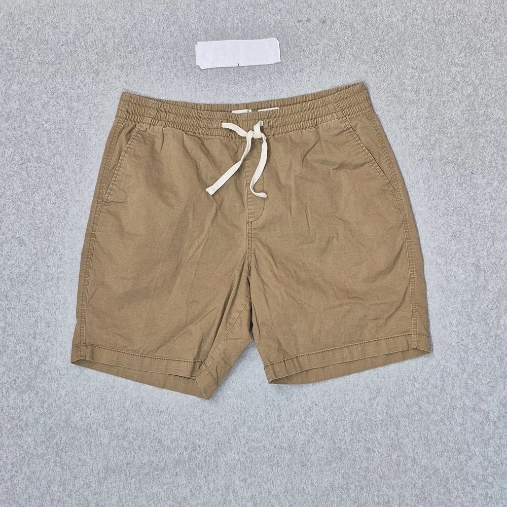 Old Navy Men Shorts L Brown Chino Casual 6
